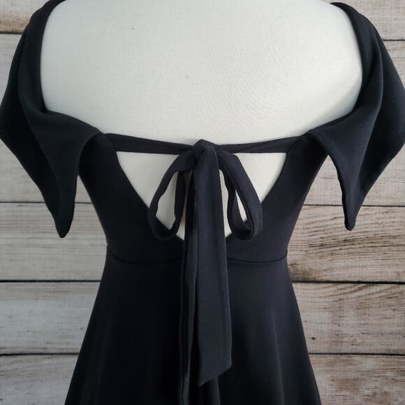 Revolve LPA 265 Black Off the Shoulder Mini Dress Womens Size XSmall - Picture 5 of 9